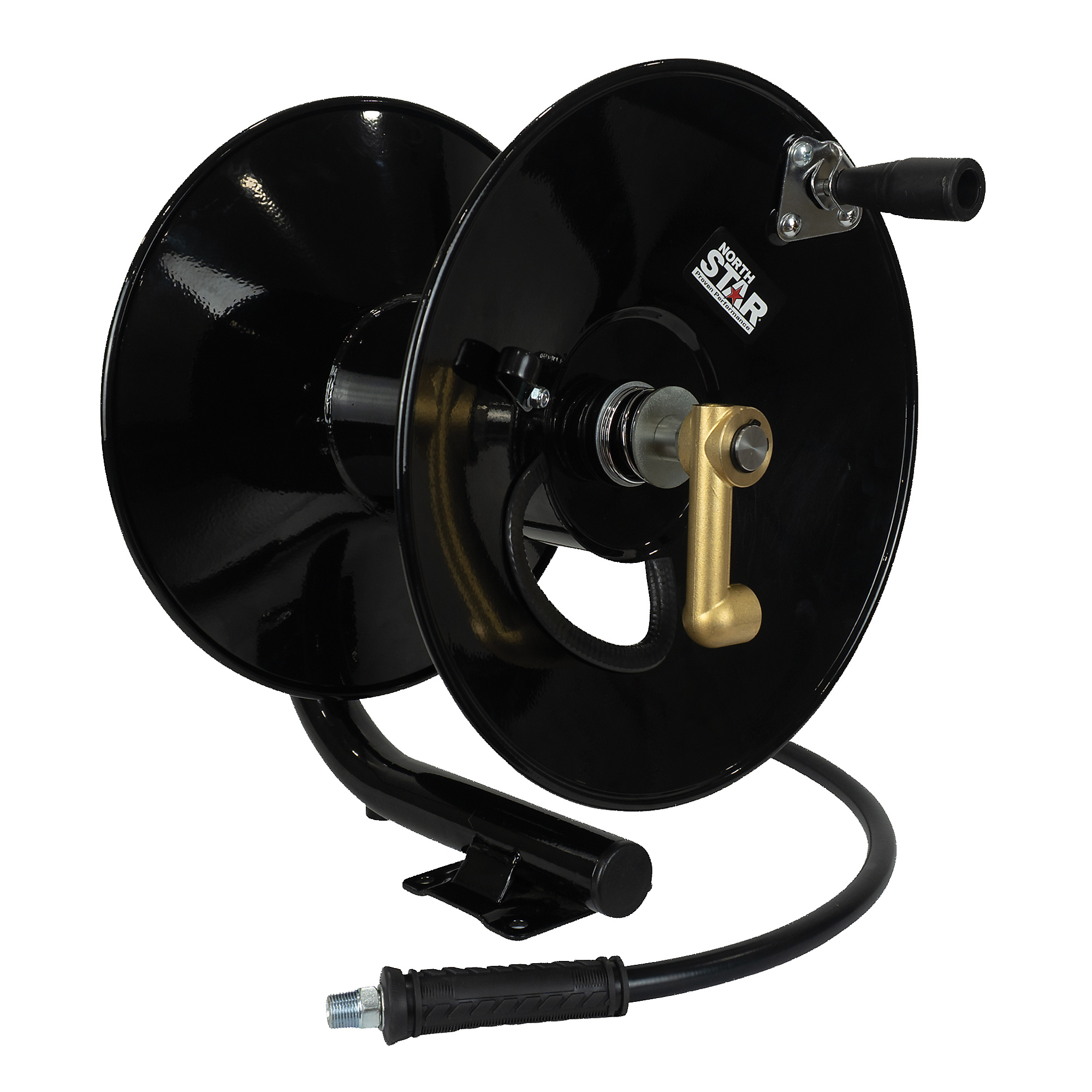 NorthStar Pressure Washer Manual Hose Reel, Fits 150ft. x 3/8in. Hose